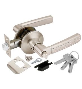 Ручка защелка DK626 SN-ET (6026 SN-E) (кл./фик.) мат. никель