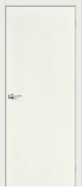 Дверь межкомнатная Браво-0 Эмаль, ST Whitey, глухая, каркасно-щитовая
