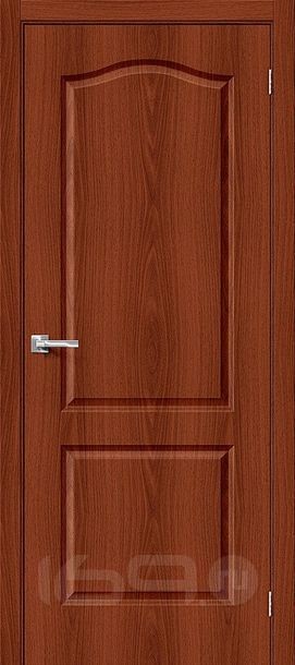 Дверь межкомнатная 32Г Финиш Флекс Л-01 (ИталОрех), глухая, кромка ПВХ, каркасно-щитовая