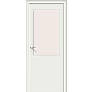 Ламинированная межкомнатная дверь «Гост-13» (С усилением) Л-23 (Белый) остекление Magic Fog