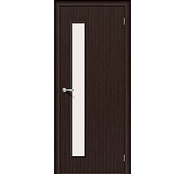 Ламинированная межкомнатная дверь «Гост-3» (C усилением) Л-13 (Венге) глухая