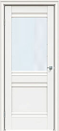 Дверь межкомнатная "L12" Белый сатин, стекло Сатинат белый
