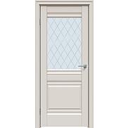 Дверь межкомнатная "L12" Серый сатин, стекло Ромб