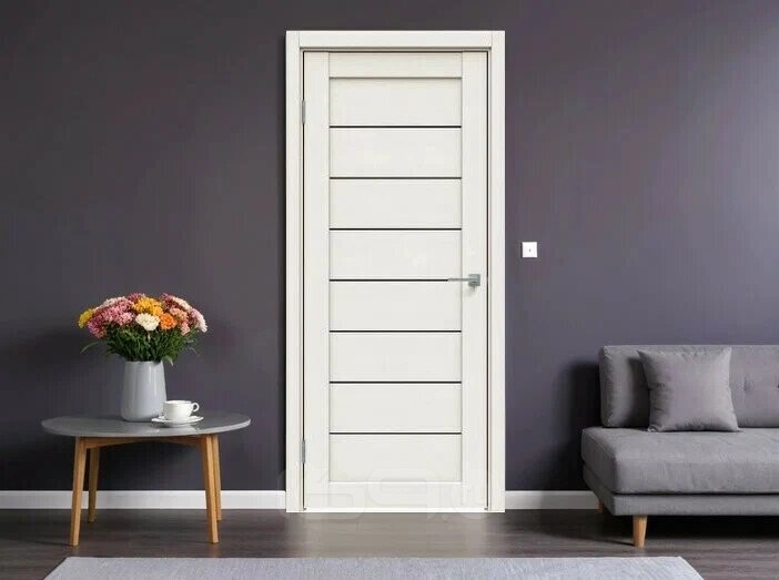 ДП L2 Белая мелинга, Лакобель черный 210*90