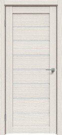Дверь межкомнатная L2 ПВХ Дуб французский, остекленная, сатинат белый, кромка нет, царговая