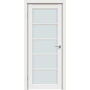 Дверь межкомнатная "Concept-605" Белоснежно матовый стекло Сатинато белое