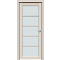 Дверь межкомнатная Concept-605 ПВХ, Магнолия, остекленная, сатинат белый, царговая