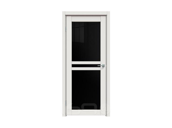 ДП Concept-506 Белоснежно матовый   Лакобель чёрный 230*80 ДП Concept-506 Белоснежно матовый   Лакобель чёрный 230*80