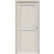 Дверь межкомнатная Concept-601 ПВХ Лайт грей, без декора, остекленная, сатинат белый, царговая