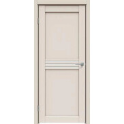 Дверь межкомнатная Concept-601 ПВХ Магнолия, без декора, остекленная, сатинат белый, царговая