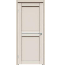 Дверь межкомнатная Concept-601 ПВХ, Магнолия, остекленная, зеркало, царговая