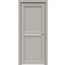 Дверь межкомнатная Concept-601 ПВХ, Шелл грей, остекленная, сатинат белый, царговая