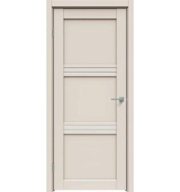 Дверь межкомнатная Concept-602 ПВХ, Магнолия, остекленная, сатинат белый, царговая