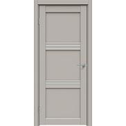 Дверь межкомнатная "Concept-602" Шелл грей, стекло Сатинато белое