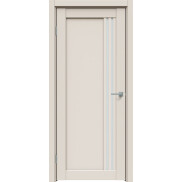 Дверь межкомнатная Concept-604 ПВХ Магнолия, остекленная, сатинат белый, царговая