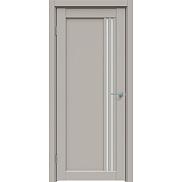 Дверь межкомнатная "Concept-604" Шелл грей, стекло Сатинато белое