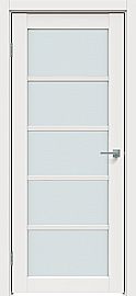Дверь межкомнатная "Concept-605" Белоснежно матовый, стекло Сатинат белый