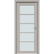 Дверь межкомнатная "Concept-605" Шелл грей, стекло Сатинато белое