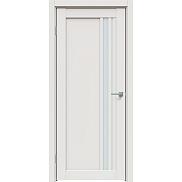 Дверь межкомнатная "Concept-608" Белоснежно матовый, стекло Сатинато белое