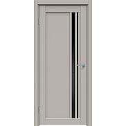 Дверь межкомнатная "Concept-608" Шелл грей, стекло Лакобель чёрное
