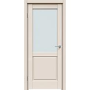 Дверь межкомнатная Concept-629 ПВХ Магнолия, остекленная, сатинат белый, царговая
