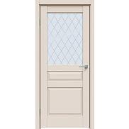 Дверь межкомнатная Concept-633 Магнолия, стекло Ромб