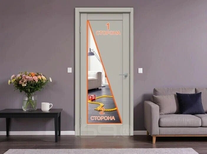 ДП Concept-635 Зеркало, Шелл грей 205*90