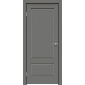 Дверь межкомнатная Concept-639 ПВХ Медиум грей, глухая, царговая