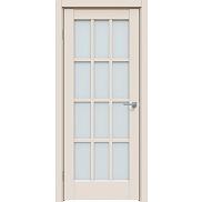 Дверь межкомнатная  "Concept-642" Магнолия, стекло Сатинато белое