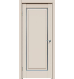 Дверь межкомнатная Concept-651 ПВХ, Магнолия, остекленная, сатинат белый, царговая