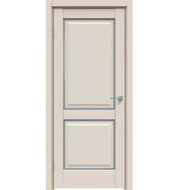 Дверь межкомнатная Concept-652 ПВХ, Магнолия, остекленная, сатинат белый, царговая