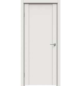 Дверь межкомнатная Concept-654 ПВХ, Белоснежно матовый, глухая, царговая