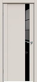 Дверь межкомнатная "Concept-655" Лайт грей, стекло Лакобель чёрное