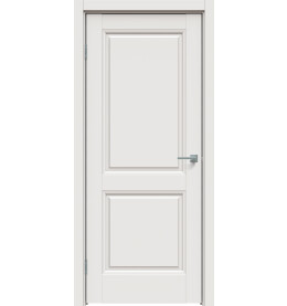 Дверь межкомнатная Concept-656 ПВХ, Белоснежно матовый, глухая, царговая