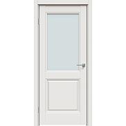 Дверь межкомнатная "Concept-657" Белоснежно матовый, стекло Сатинат белый