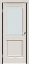 Дверь межкомнатная "Concept-657" Лайт грей, стекло Сатинат белый