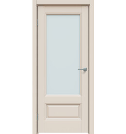 Дверь межкомнатная Concept-661 ПВХ, Магнолия, остекленная, прозрачное, царговая