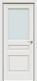 Дверь межкомнатная "Concept-663" Белоснежно матовый, стекло Сатинат белый