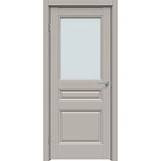 Дверь межкомнатная "Concept-663" Шелл грей, стекло Прозрачное