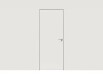 Дверь межкомнатная Concept-701 ПВХ, Белоснежно матовый, глухая, кромка алюминиевая матовый хром, каркасно-щитовая
