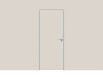 Дверь межкомнатная, скрытого монтажа Triadoors Concept, кромка алюминиевая матовый хром