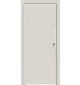 Дверь межкомнатная, скрытого монтажа Triadoors Concept, кромка алюминиевая матовый хром