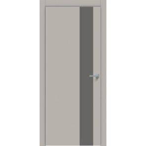 Дверь межкомнатная Concept-703 ПВХ Шелл грей, медиум грей, глухая, каркасно-щитовая