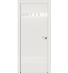 Дверь межкомнатная, скрытого монтажа Triadoors Concept, кромка алюминиевая матовый хром