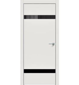 Дверь межкомнатная, скрытого монтажа Triadoors Concept, кромка алюминиевая матовый хром