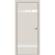 Дверь межкомнатная Concept-704 ПВХ, Лайт грей, глухая, каркасно-щитовая