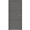 ДП Concept-705 Медиум грей  200*70, кромка-чёрная матовая