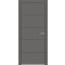 ДП Concept-706 Медиум грей  200*80, кромка-чёрная матовая