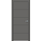 ДП Concept-706 Медиум грей  200*90, кромка-чёрная матовая