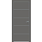 ДП Concept-706 Медиум грей  200*60, кромка-матовый хром